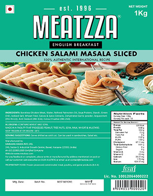 Chicken Salami Masala Sliced